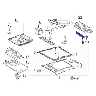 Toyota OE - Front Left Headliner Insulator