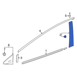 Toyota OE - Front Left Door Applique