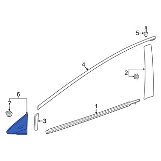 Toyota OE - Front Right Fender Molding
