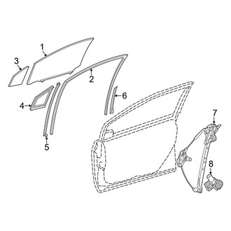 Toyota OE - Front Door - Glass & Hardware