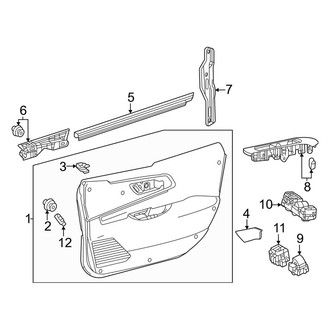 Toyota OE - Front Door - Interior Trim