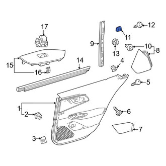Toyota OE - Door Interior Trim Panel Grommet
