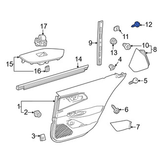 Toyota OE - Door Interior Trim Panel Screw