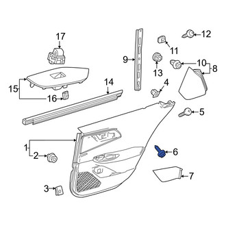 Toyota OE - Door Interior Trim Panel Screw