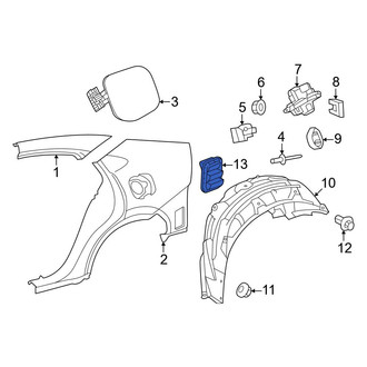 Toyota OE - Rear Quarter Panel Vent