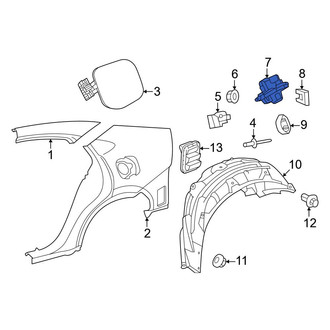 Toyota OE - Rear Fuel Filler Door Lock Actuator