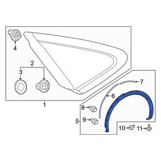 Toyota OE - Front Right Wheel Arch Molding