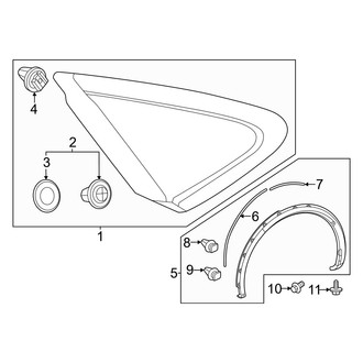 Toyota OE - Quarter Panel - Exterior Trim