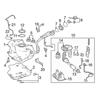 Toyota OE - Fuel System Components
