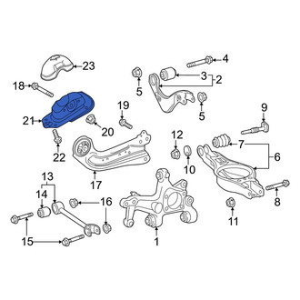 Toyota OE - Left Suspension Trailing Arm Bracket