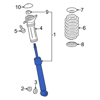 Toyota OE - Rear Suspension Shock Absorber