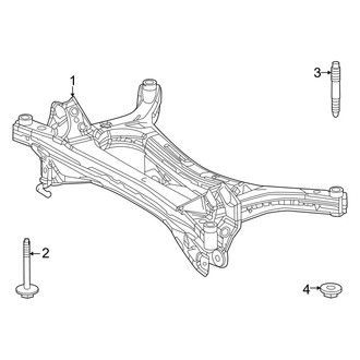 Toyota OE - Rear Suspension - Suspension Mounting