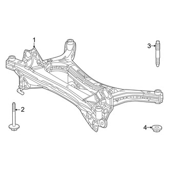 Toyota OE - Rear Suspension - Suspension Mounting (AWD)