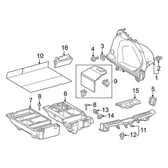 Toyota OE - Rear Body & Floor - Interior Trim (Side Trim & Floor)