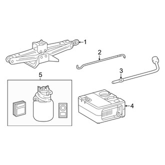 Toyota OE - Rear Body & Floor - Jack & Components