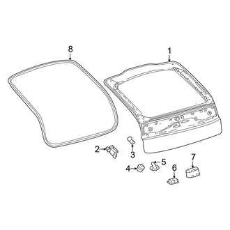 Toyota OE - Lift Gate - Gate & Hardware
