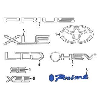 Toyota OE - Rear Hatch Emblem