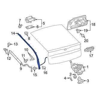 Toyota OE - Rear Right Liftgate Object Sensor