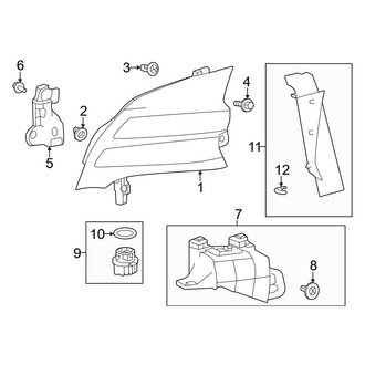 Toyota OE - Rear Lamps - Combination Lamps (On Body)