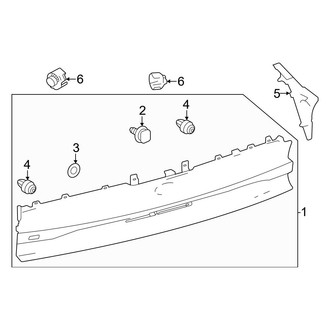 Toyota OE - Rear Lamps - Tail Lamps (On Liftgate)