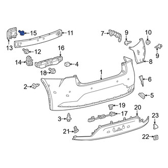 Toyota OE - Bumper Impact Bar Bolt