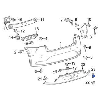 Toyota OE - Rear Tow Eye Cap
