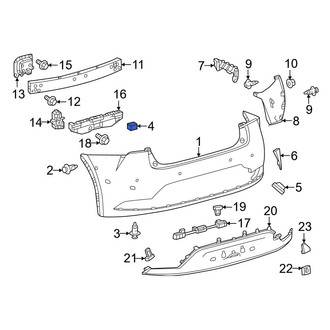 Toyota OE - Bumper Cover Insulator