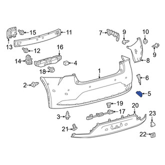 Toyota OE - Bumper Cover Cap