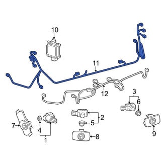 Toyota OE - Rear Parking Aid System Wiring Harness