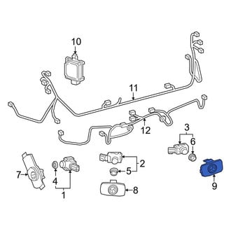Toyota OE - Rear Center Parking Aid Sensor Housing