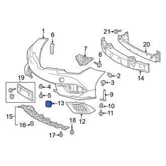 Toyota OE - Front Left Tow Eye Cap