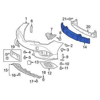 Toyota OE - Front Upper Bumper Impact Absorber