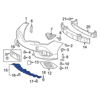 Toyota OE - Front Lower Bumper Impact Absorber