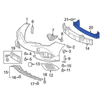 Toyota OE - Front Bumper Impact Bar