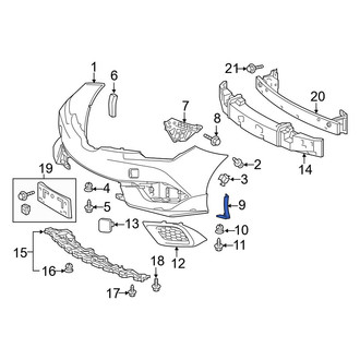Toyota OE - Right Bumper Cover Bracket