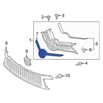 Toyota OE - Front Grille Molding