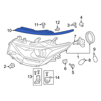 Toyota OE - Front Left Fender Liner Access Cover