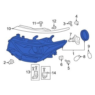 Toyota OE - Front Left Headlight
