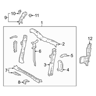 Toyota OE - Radiator Support