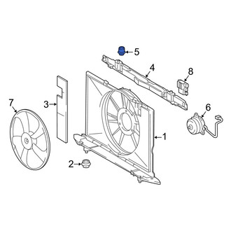 Toyota OE - Upper Engine Cooling Fan Shroud Insulator