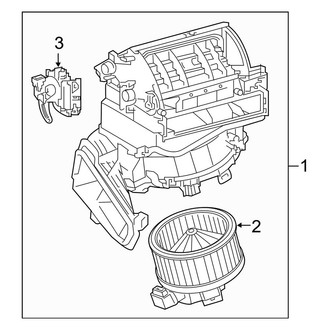 Toyota OE - Air Conditioner & Heater - Blower Motor & Fan