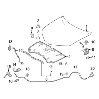 Toyota OE - Hood & Components