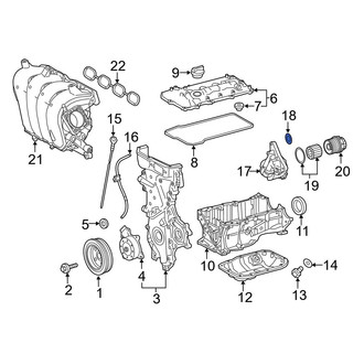 Toyota OE - Engine Oil Filter Adapter O-Ring