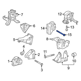 Toyota OE - Manual Transmission Mount Bolt