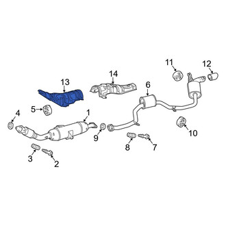 Toyota OE - Front Floor Pan Heat Shield