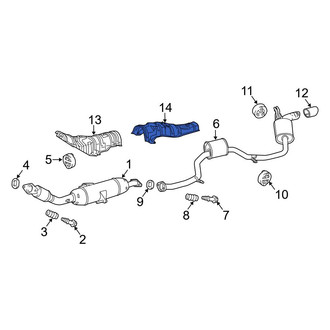 Toyota OE - Rear Floor Pan Heat Shield