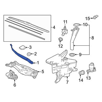 Toyota OE - Front Left Wiper Arm
