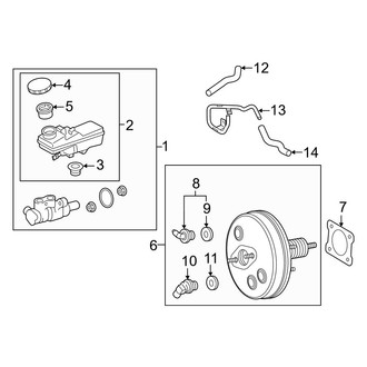 Toyota OE - Cowl - Components on Dash Panel