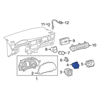 Toyota OE - Hazard Warning Switch