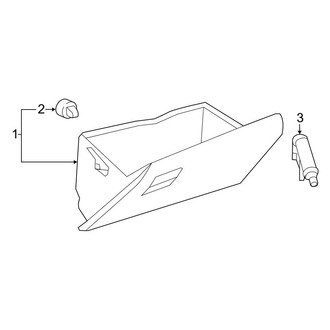 Toyota OE - Instrument Panel - Glove Box